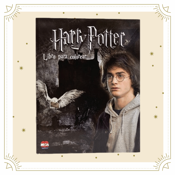 LIBRO PARA COLOREAR HARRY POTTER MODELO 1