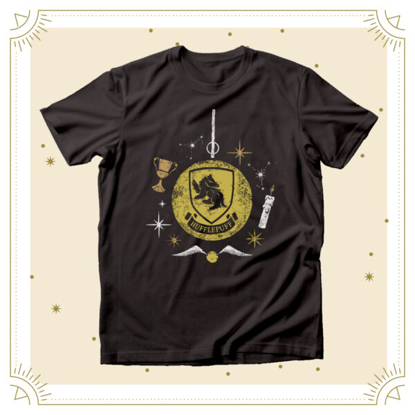 POLERA HUFFLEPUFF NAVIDAD